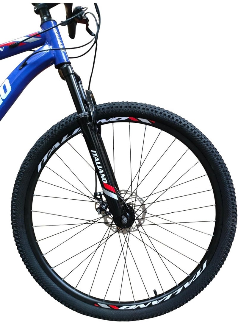 Italiano M216 29 Inch Hardtail Mountain Bike ,Steel Frame, 21 Speed, Disc Brakes, Durable Performance Bicycle - With 1 Year Abu El Goukh And Maxlerz Warranty - Image 3